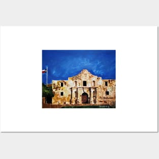 Texas Alamo Posters and Art
